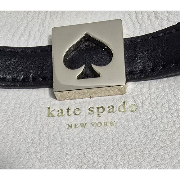 Kate Spade Houston Street Leo Pebble Leather Satchel Bag Color Block - Picture 3 of 13